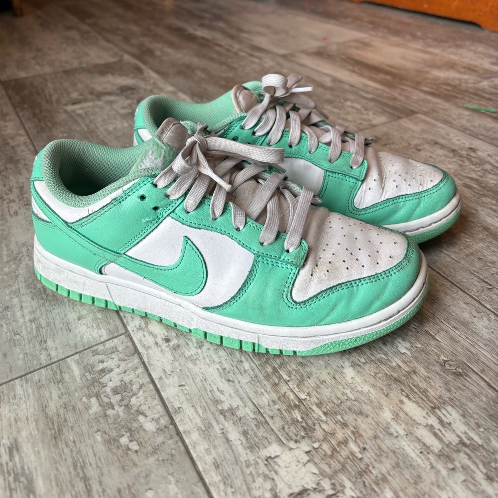 Nike Women's Mint and White Sneakers